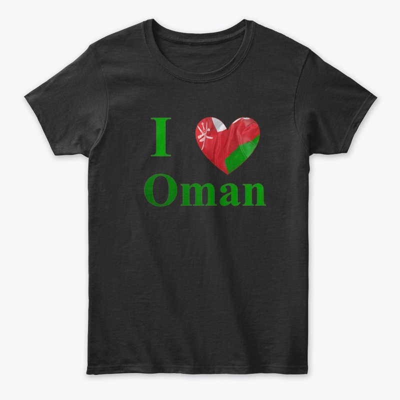 I love Oman T-shirt design
