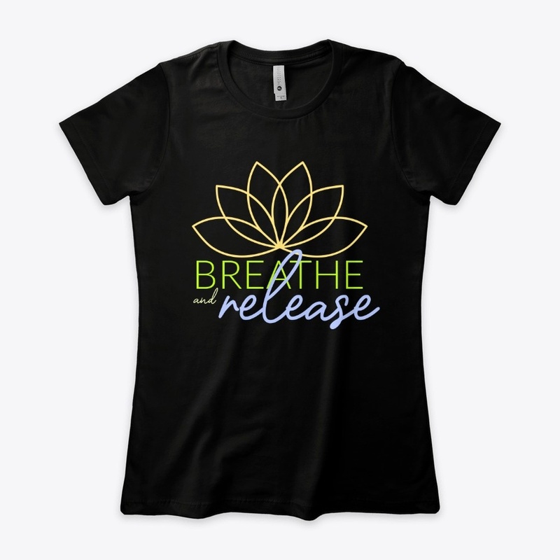 Breathe and Release Yoga Pose Tee