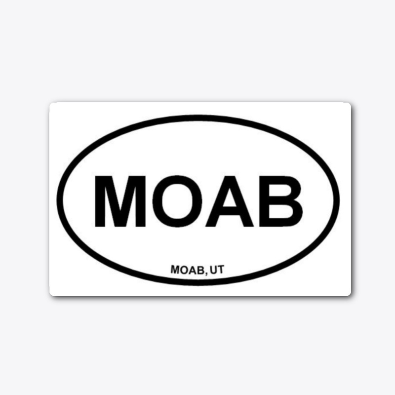 Moab Utah Vinyl Sticker