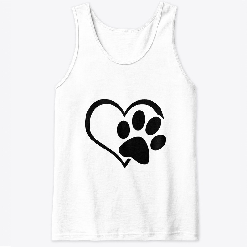Heart & Dog, Cat Paw Design