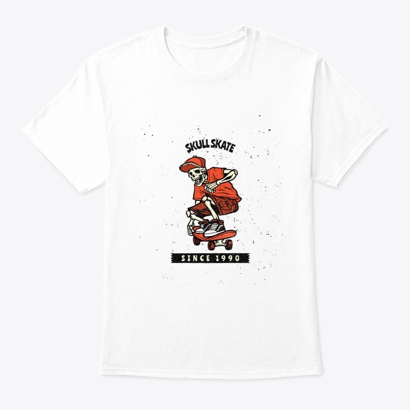 Skateboarding Skull Skate