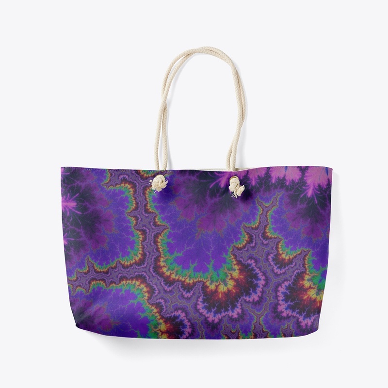 Colorful Trippy Hippie Rainbow Fractal