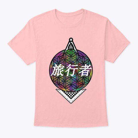 T R A V E L E R Pale Pink Camiseta Front