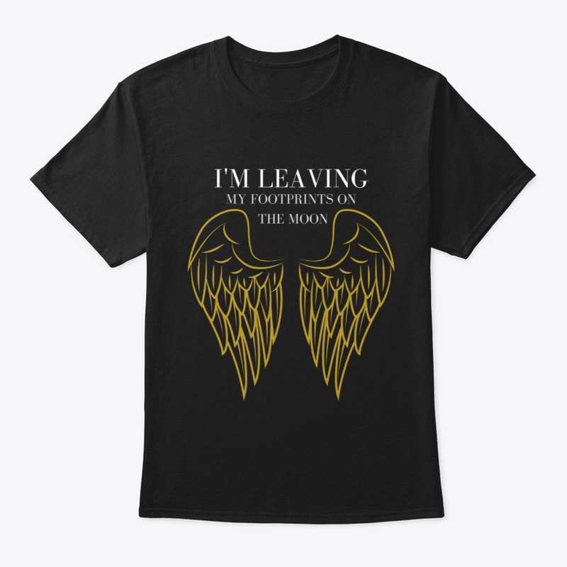 T SHIRT " I'M LEAVING MY FOOTPRINTS "