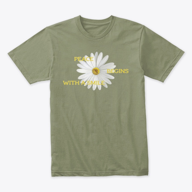 PEACEFUL DAISY PREMIUM TEE