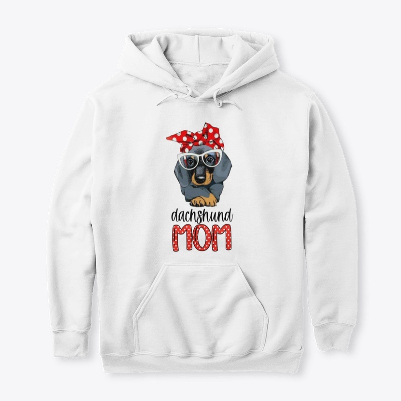 Retro Dachshund Mom Hoodie