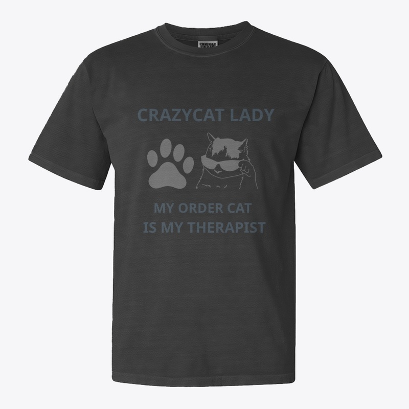 Purr-fect Therapy Cat Mom Tee