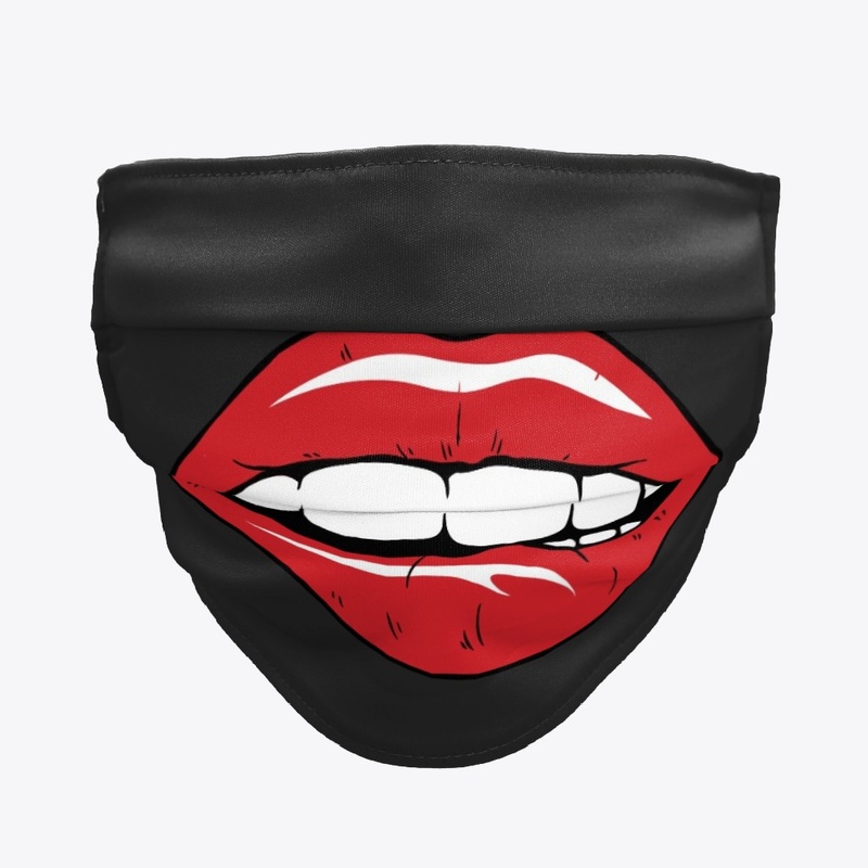 Lips with White Teeths