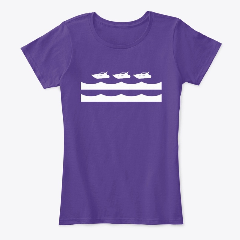 Red Line Yacht Club White Logo