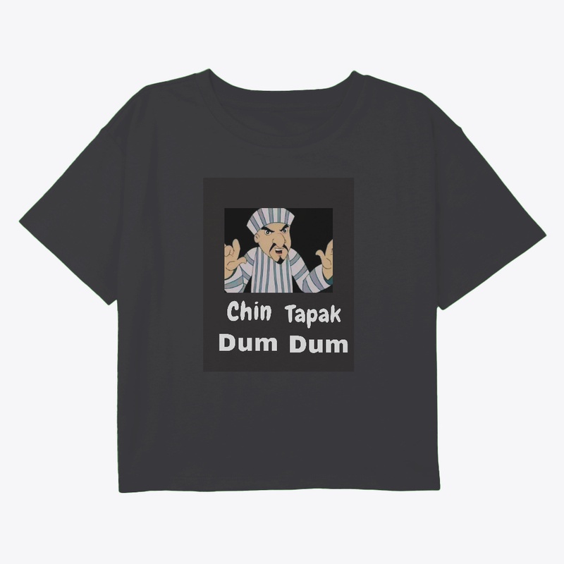 Chin Tapak Dum Dum Black T-Shirt 