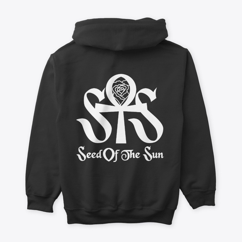 Seed Of The Sun Black White Rose