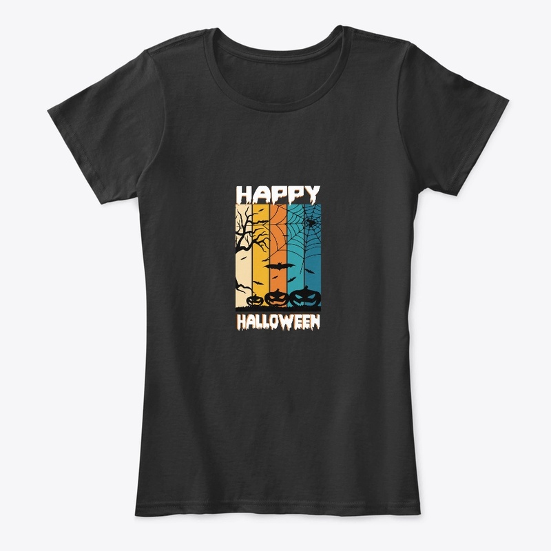 Happy halloween ghost t shirt design