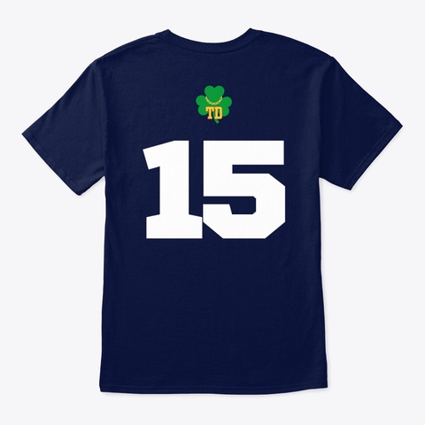 Tsiaftd Shirt Navy T-Shirt Back