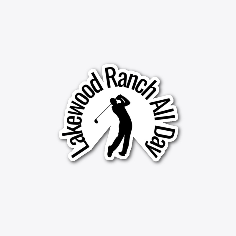 LWR All Day Golf Sticker