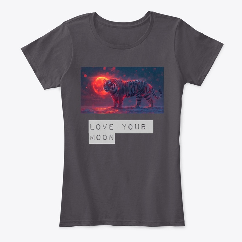 Love your Moon White Tiger and Moon