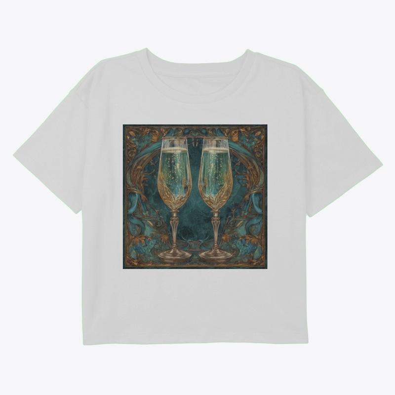 Teal Opulence - Golden Celebration