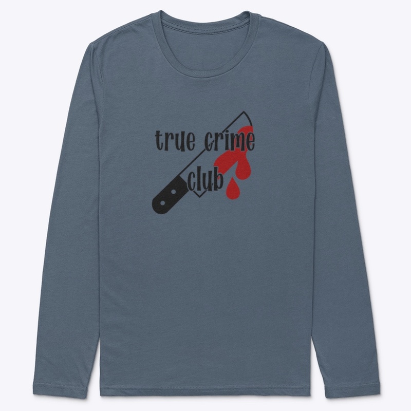 True Crime Club - black + red