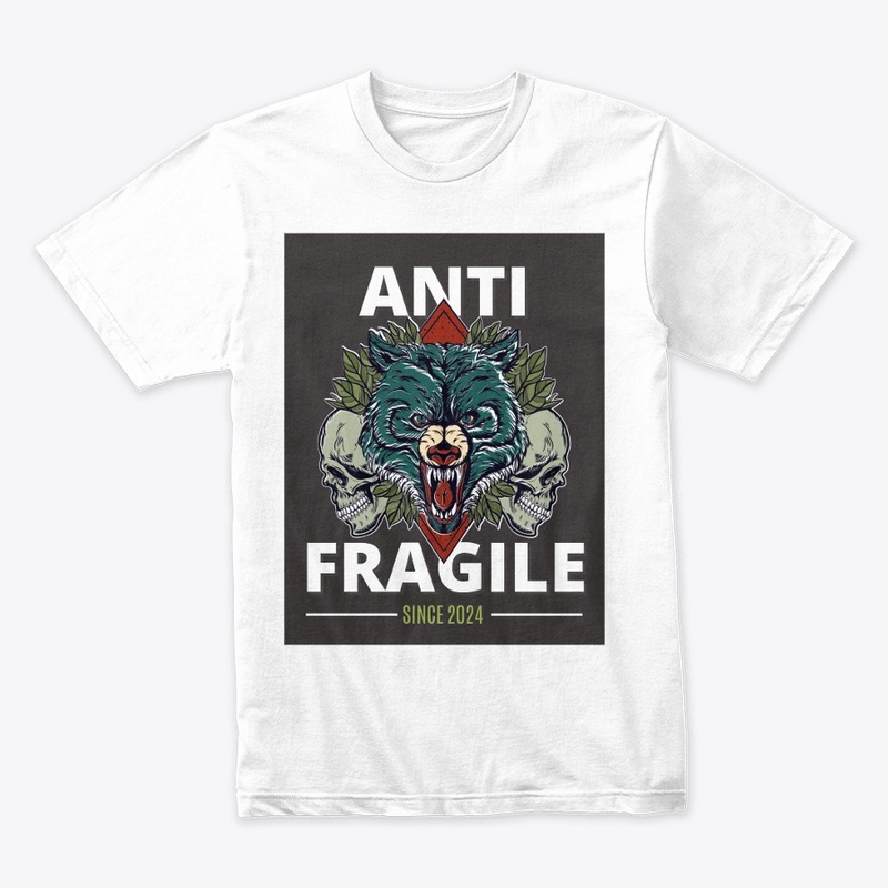 Anti fragile t-shirt design 