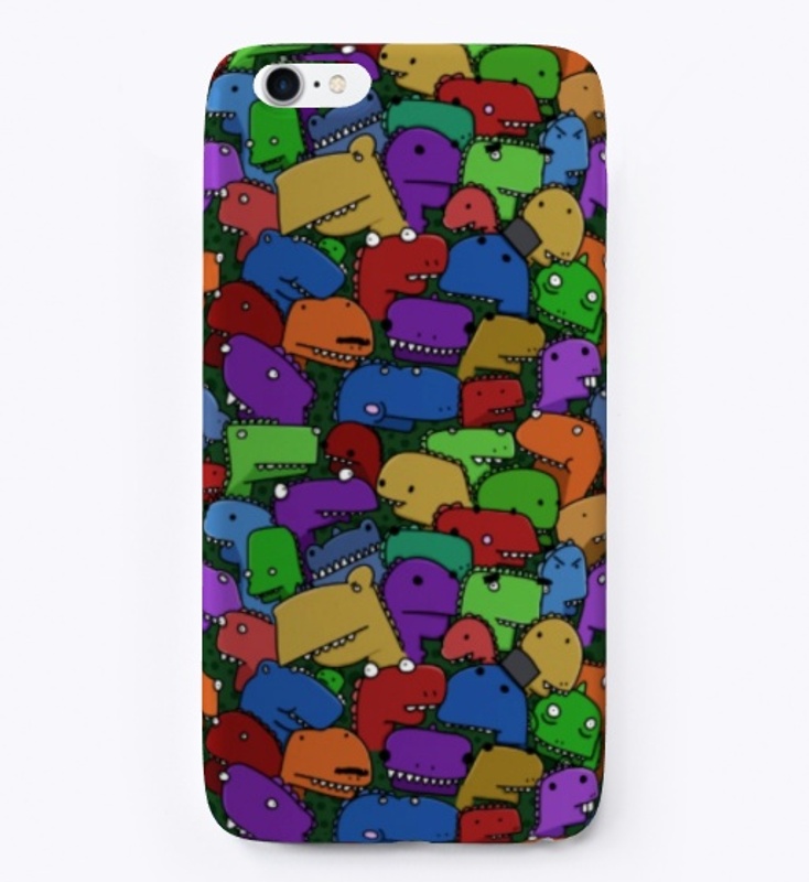 Dinosaur Doodle Phone case