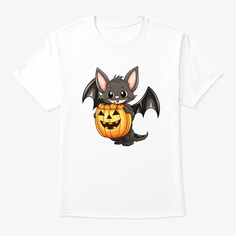 halloween pumpkin masked bat carrying