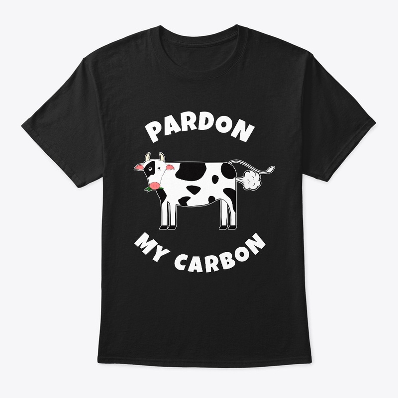 Pardon My Carbon Funny Farting Cow