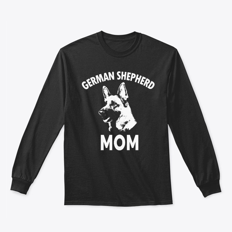 German Shepherd Mom Portrait  