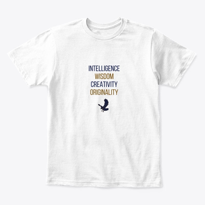 Blue words Sticker