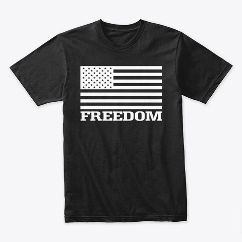 Freedom
 Black Maglietta Front