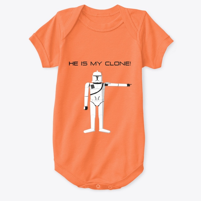 Left side "He is my clone!"