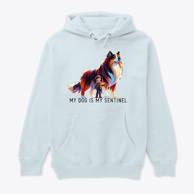 My Dog Is My Sentinel-White
