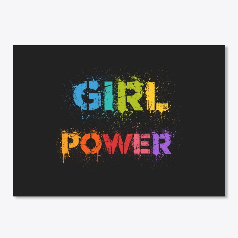 Girl power spray-painted inspiration