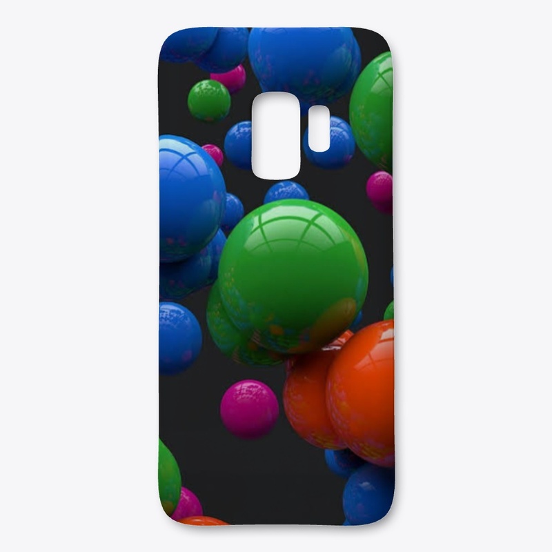 Black colourful case