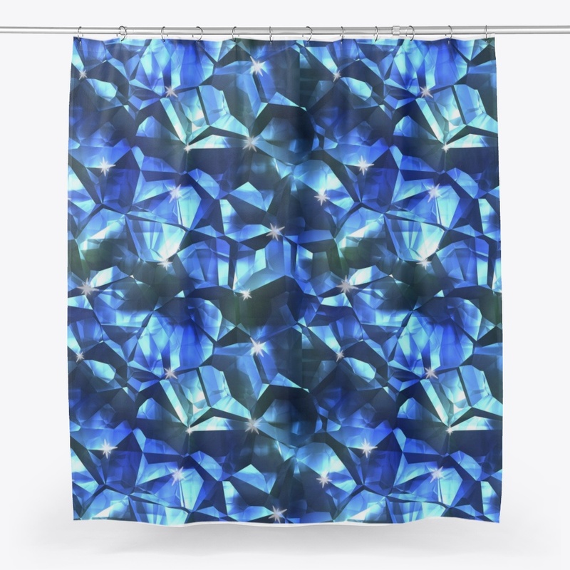 Blue Crystal Pattern 