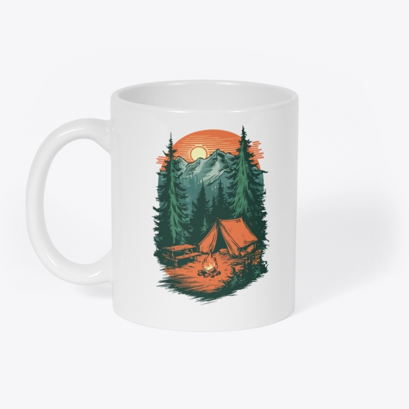 Camp Life T-Shirt  for  nature-loving
