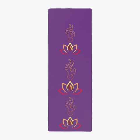 Lotus Fiyah Collection Purple T-Shirt Front