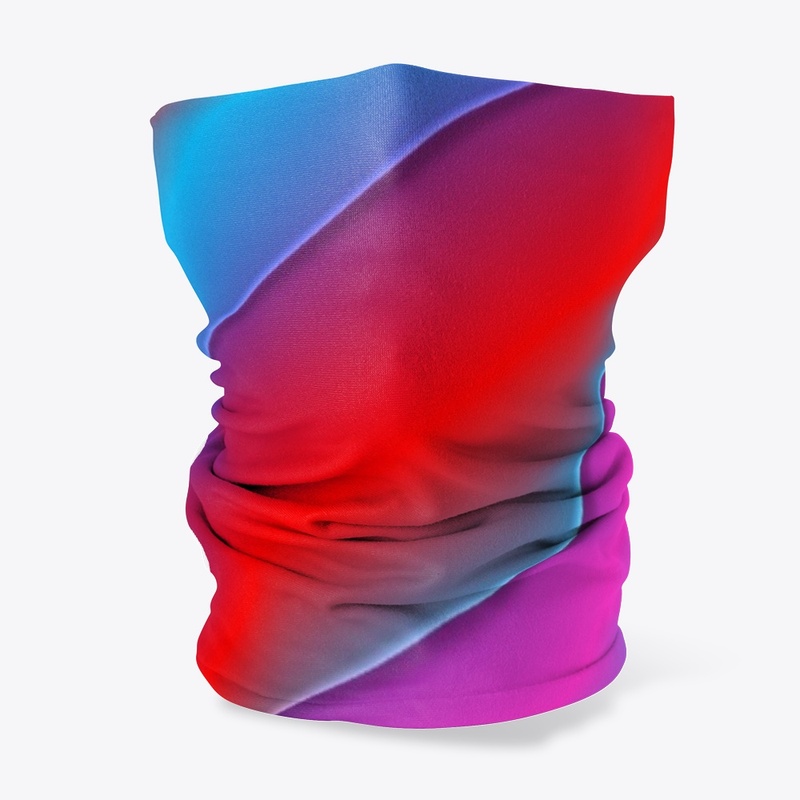 Multi Color Tie-Dye Stripe Design