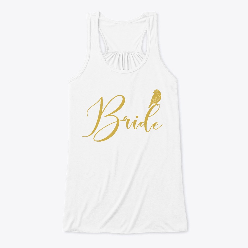 Bride with a bird