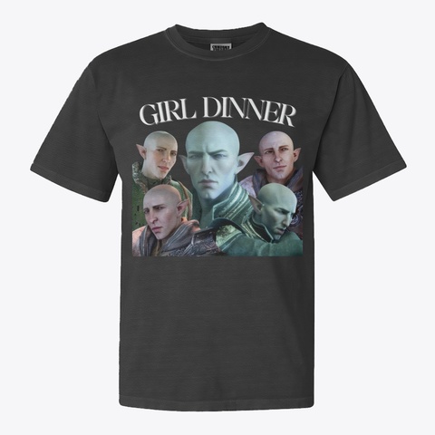 Solas Girl Dinner Shirt Black T-Shirt Front