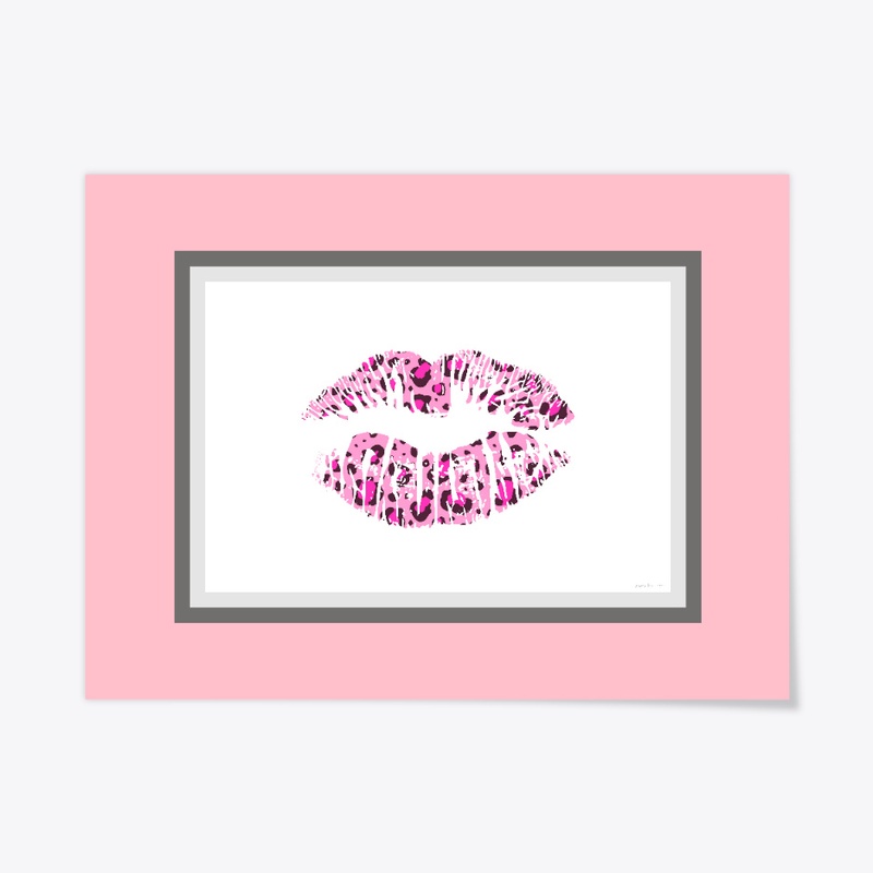Pink Leopard Kiss