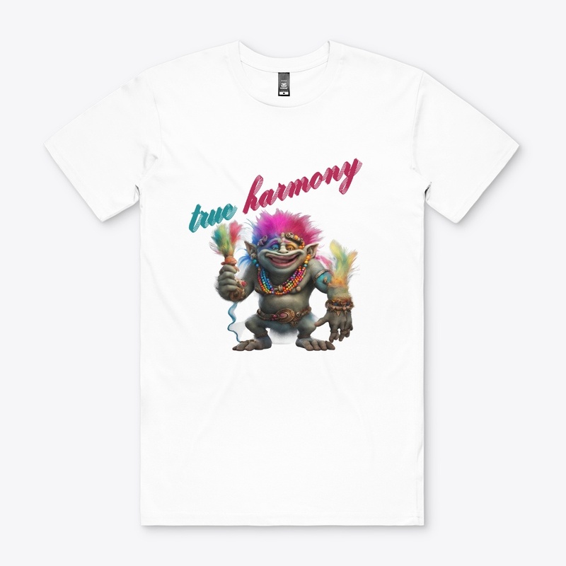 troll true harmony with many colorfull