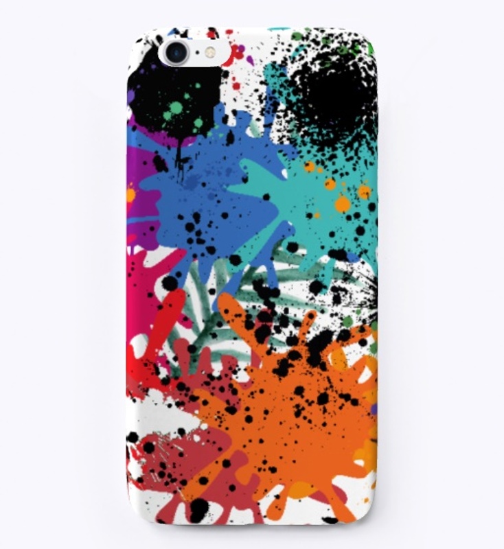 Splat colorful art