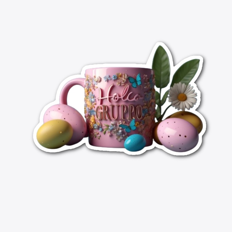 Whimsical Greetings: Hola Grupo Mug