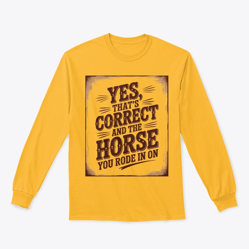 Yes That's Correct