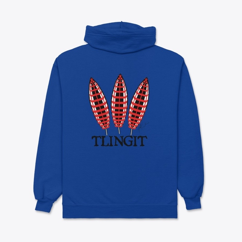 Tlingit Formline Feather Design