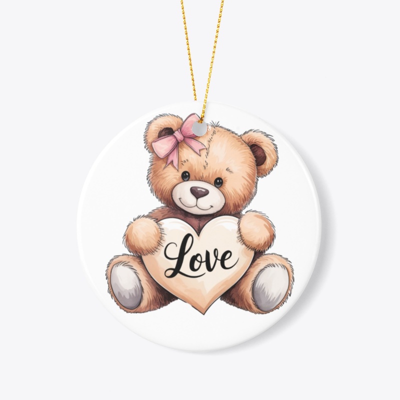 Cuddly Valentine’s Day Elegant Bear