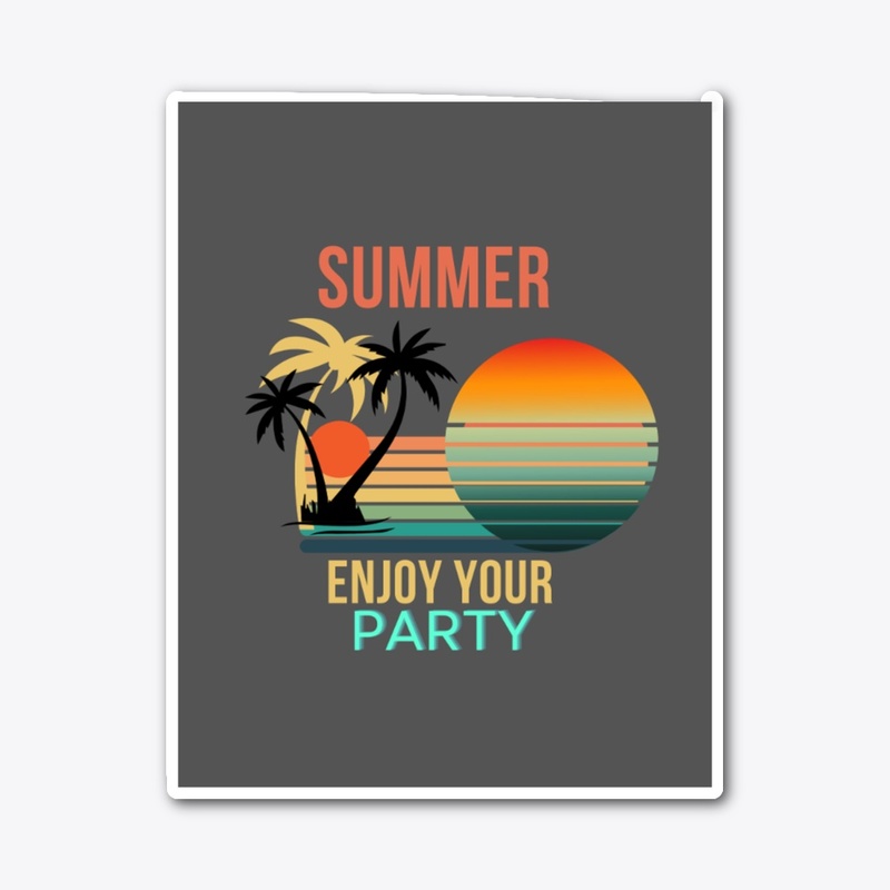 summer enjoy your party tee shirt