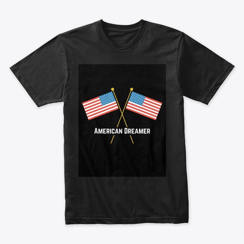 american dreamer black t-shirt 