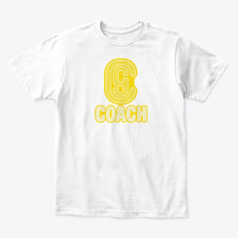 Coach text logo T-shirt design