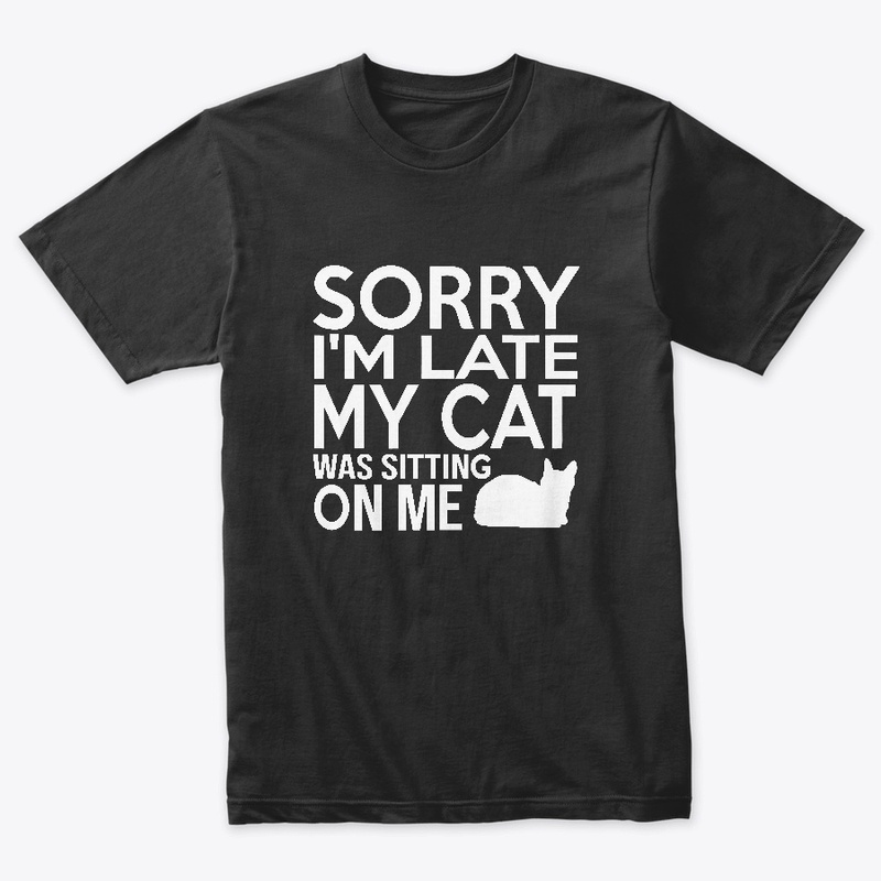 My Cat Sitting on me T-shirt