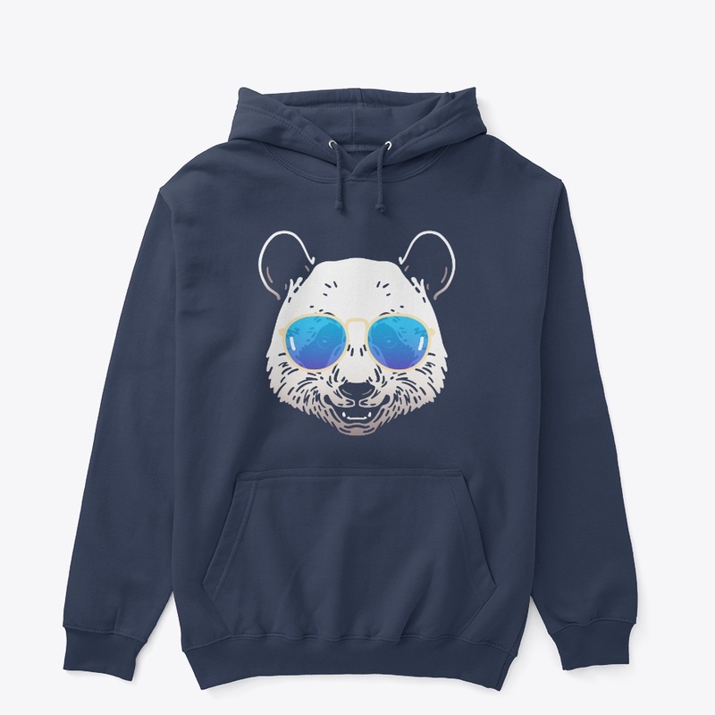 Cute Panda in Sunglasses (Colored+sg09)